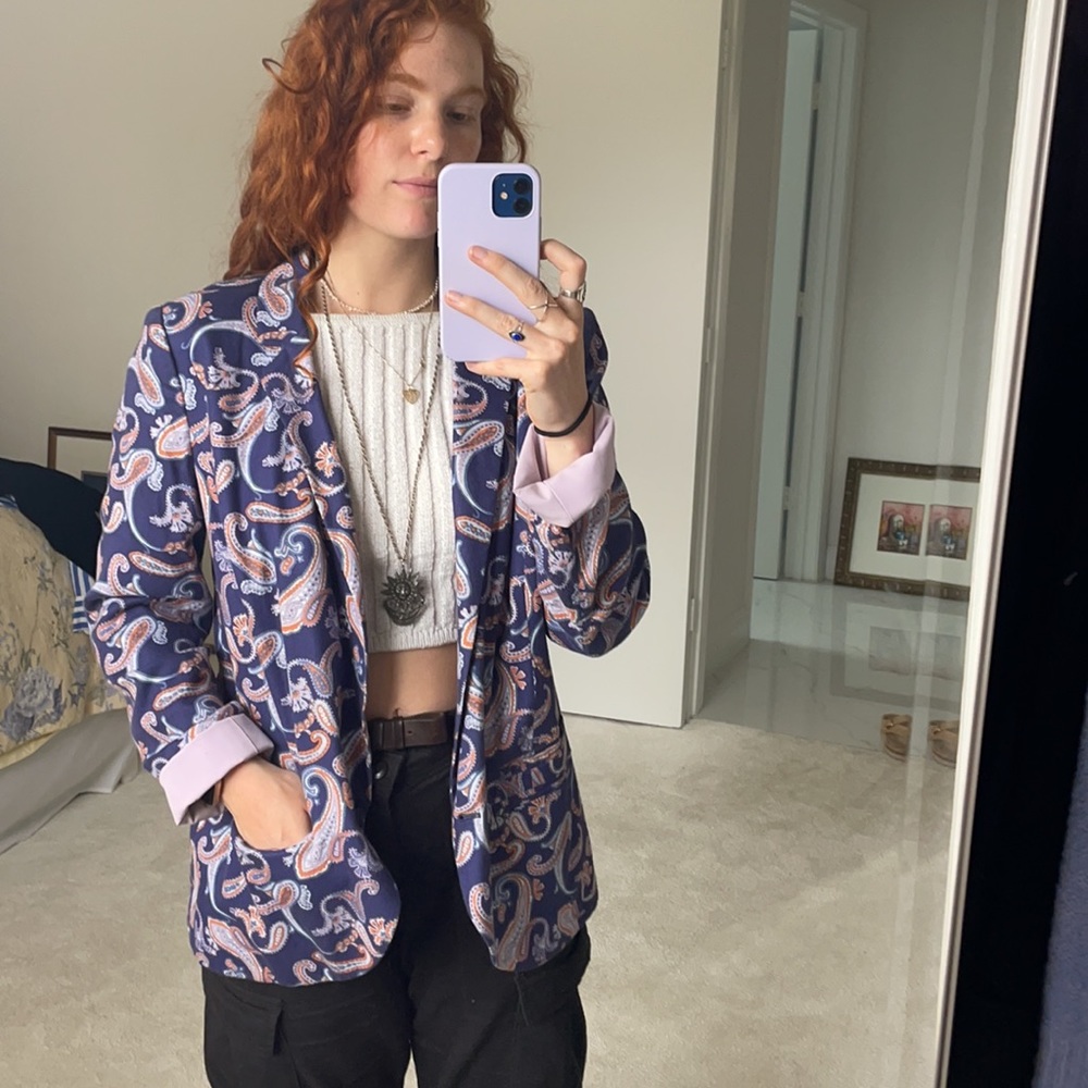 Hinge MultiColor Paisley Blazer